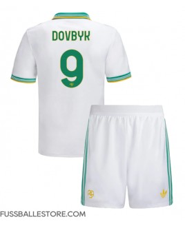 Günstige AS Roma Artem Dovbyk #9 3rd trikot Kinder 2025-26 Kurzarm (+ Kurze Hosen)